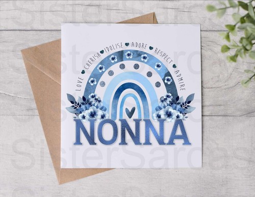 Nonna blue rainbow mother - nonna,