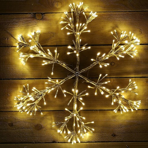 60cm gold starburst snowflake - 60cm,
