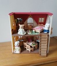 Sylvanian Families Cosy Cottage Bundle Furniture Figures Accessories