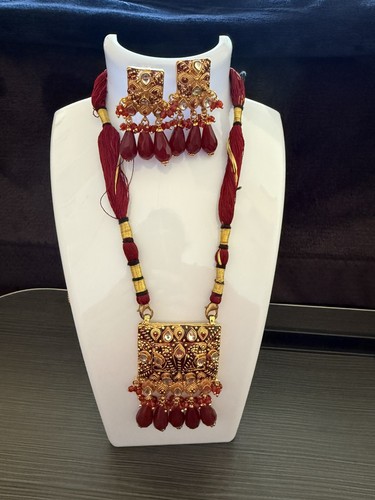 Asian indian jewellery kundan - indian,