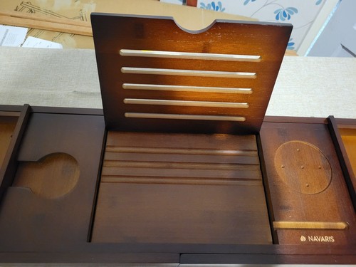 Bed table tray dark - bed,