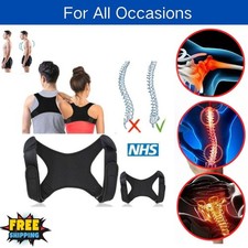Adjustable Posture Corrector Back Brace Men Women Lumbar Shoulder Support Belt