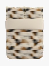 Harlequin Oscillation Striped Charcoal/Multi Cotton Duvet Cover Set - King A