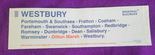 Westbury regional railways - westbury,
