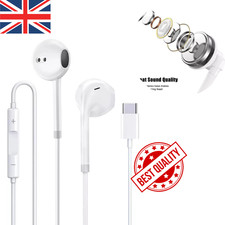 Type C Earphone wired for Samsung Galaxy S23 S22 S21 USB C Headphones Earbuds