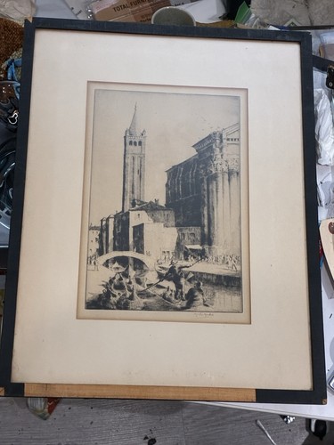 Martin hardie pencil - martin, signed