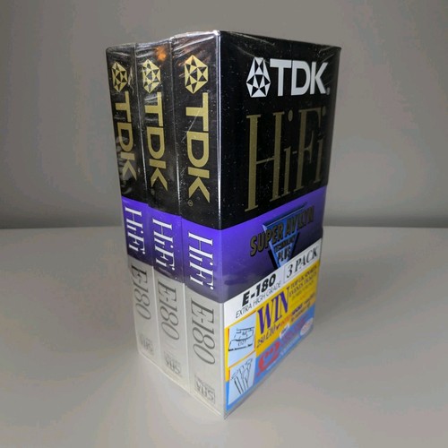 Tdk 180 hifi new sealed - e-180,