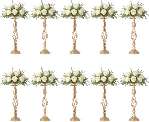 10pcs metal wedding table - metal,