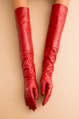 Red sheep leather - sheep, long