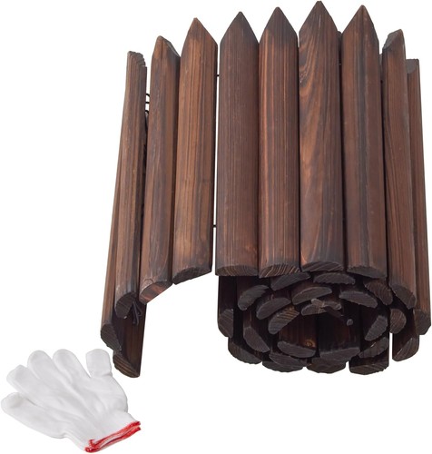 4ft wood garden edging border - 4ft,