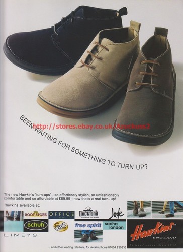 Hawkins shoes 1999 magazine - shoes,