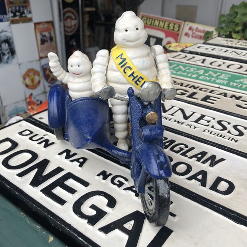 Michelin man with passenger - with,