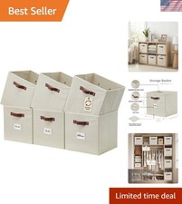 Set of 6 Durable Beige Cube