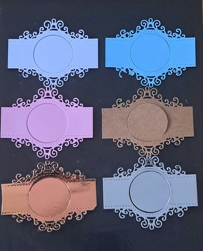 Decorative frame die cut - die,