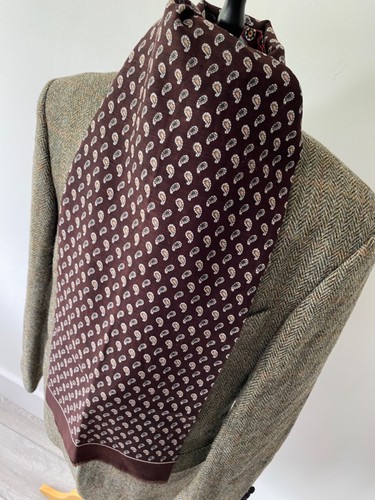 Vintage mens brown paisley