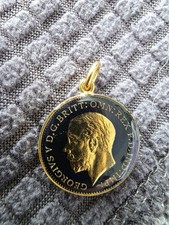 vintage Enamelled Pendent King