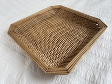 Vintage Woven Wicker Rattan