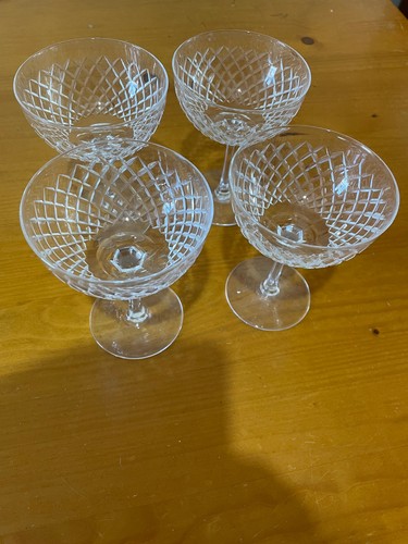 Cut glass champagne - cut, glasses