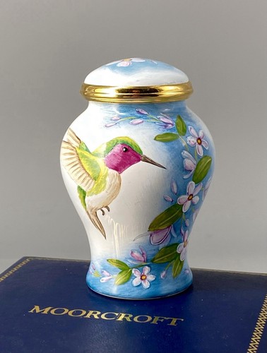Boxed moorcroft enamels - boxed,