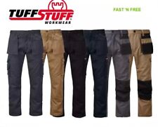 CARGO COMBAT TUFF STUFF WORK TROUSER TOUGH KNEE PAD TROUSERS