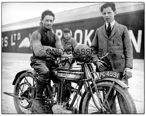 1923 bert denly vintage - denly, norton