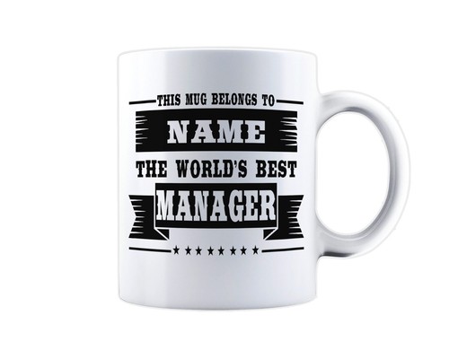 Manager personalised mug name - mug,