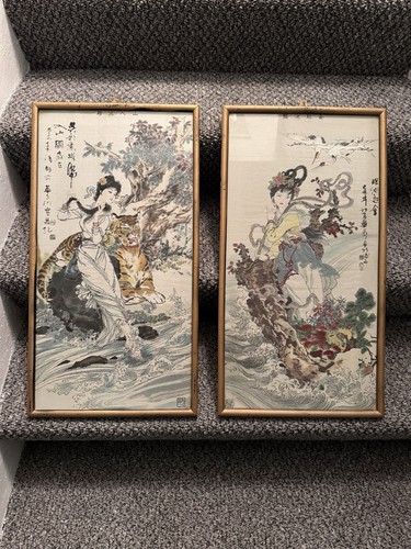 Antique rare chinese silk - rare,