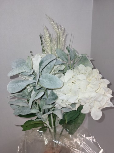 Hydrangea and eucalyptus - hydrangea,