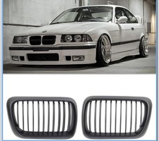 Pair matte black front hood - matte,
