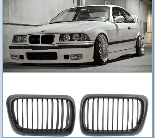 Pair matte black front hood - matte,