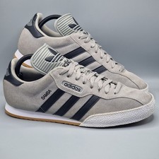 Adidas Samba Super Grey Black Gum Suede Trainers Men's UK Size 9 Sneakers