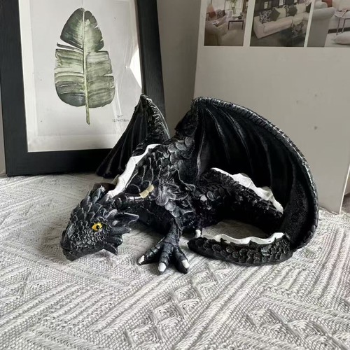 Garden mini dragon statue - garden,