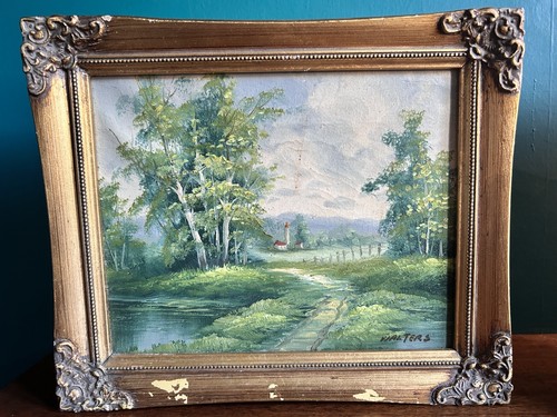 Vintage original oil painting - original,