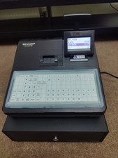 Sharp XE-A217B Electronic Cash Register Till with a Movable Display Black I 359
