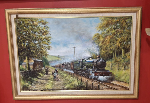 Steam train cottage oil - &,