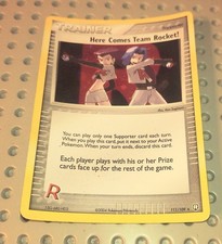 Pokémon CCG Card "Here comes
