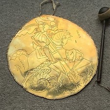 Vintage Brass Hanging Gong &