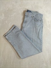 M&S Blue Harbour Jeans Men's Size 36  Grey 30" leg Straight Stretch