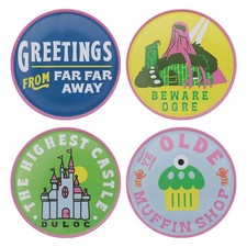 Set of 4 Shrek Metal Non-Slip
