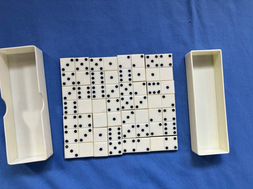 Lovely vintage faux ivory - faux, box
