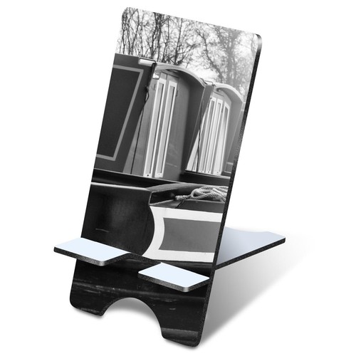 3mm mdf phone stand - 3mm, bw