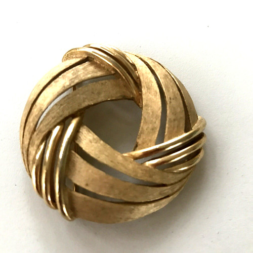 Vintage crown trifari brooch - crown,