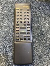 Genuine SHARP Remote Control G0802 FOR VIDEO CASSETTE RECORDER