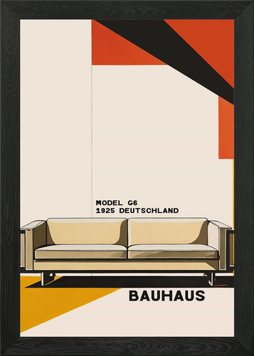Bauhaus furniture poster - furniture,