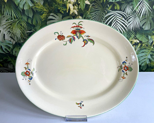 Morley ware oval ceramic - morley,
