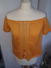 Ladies H&M Divided mustard off