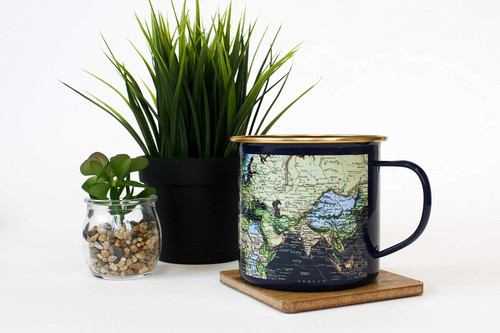 Gift republic enamel mug - enamel,