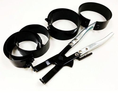 Piston ring compressor piece - piston,