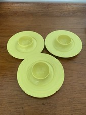 Yellow Melamine Egg Cups x 3