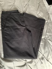 Ladies Next Tailoring Black Wide Led Trousers Size 12 New Without Tags